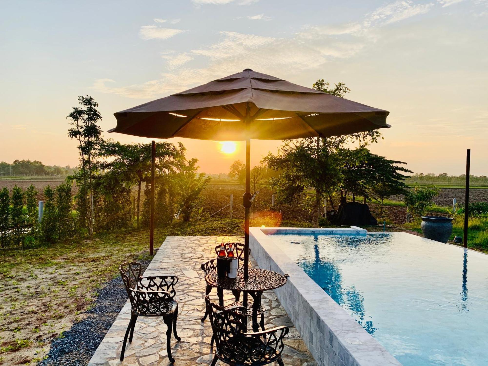 Rang Robin Farmstay For 4 With Pool Ban Wang Muang Exterior photo